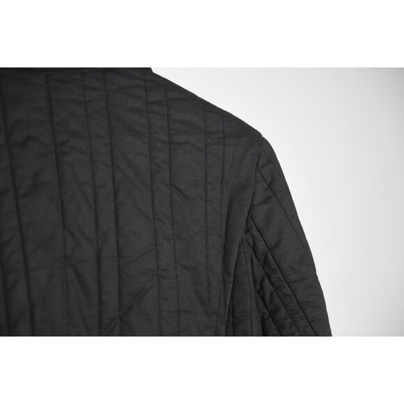 Sigrid Olsen Black Womens Sport Quilted Jacket Lined Pockets Cotton Size M - Picture 8 of 14